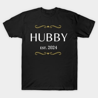 hubby to be - husband est 2024 T-Shirt